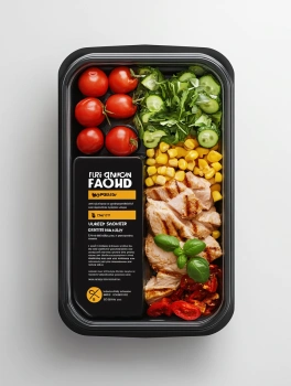 Приклад етикетки харчового продукту з поясненнями