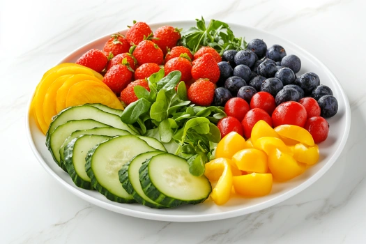 Літнє меню з сезонними фруктами та ягодами